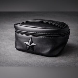 Mugler Parfums Black Star Makeup Bag Cosmetic Pouch Zip Top